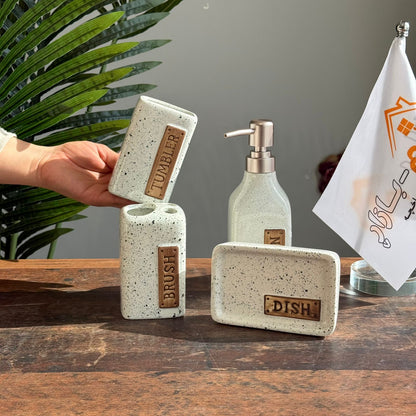 Luxury Bathroom Accessories Set – 4PCS