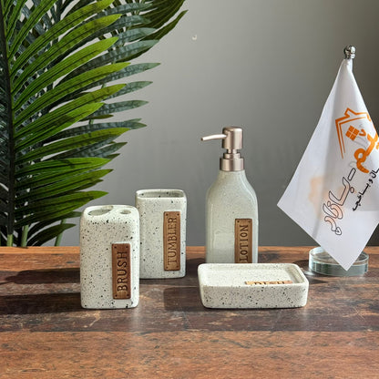 Luxury Bathroom Accessories Set – 4PCS