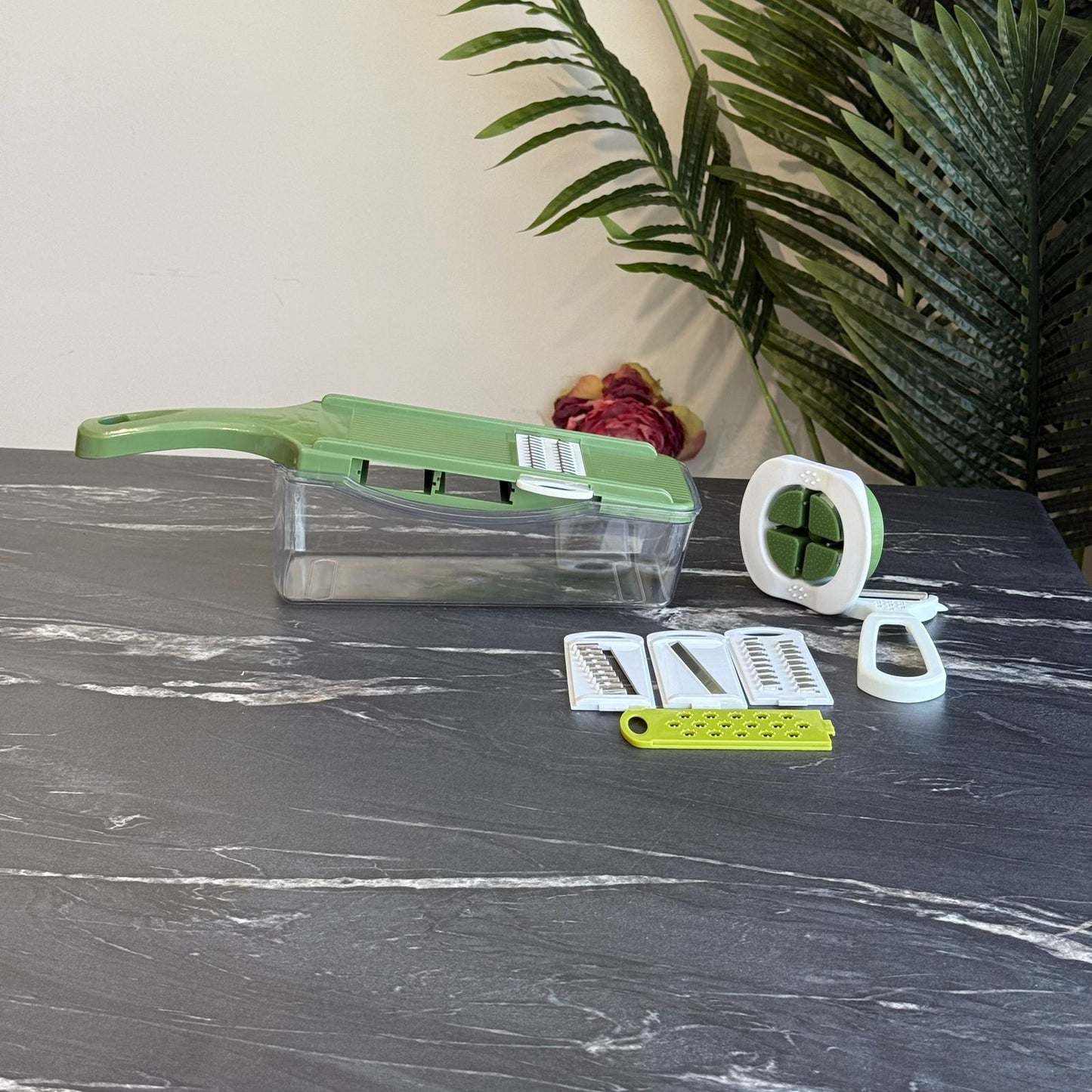 Multi-Functional Vegetable Slicer Set with Hand Guard