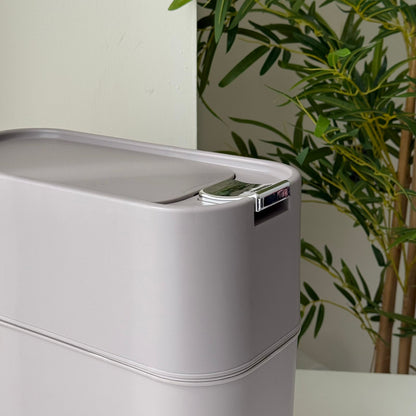صندوق تخزين نحيف حديث مع غطاء قابل للرفع