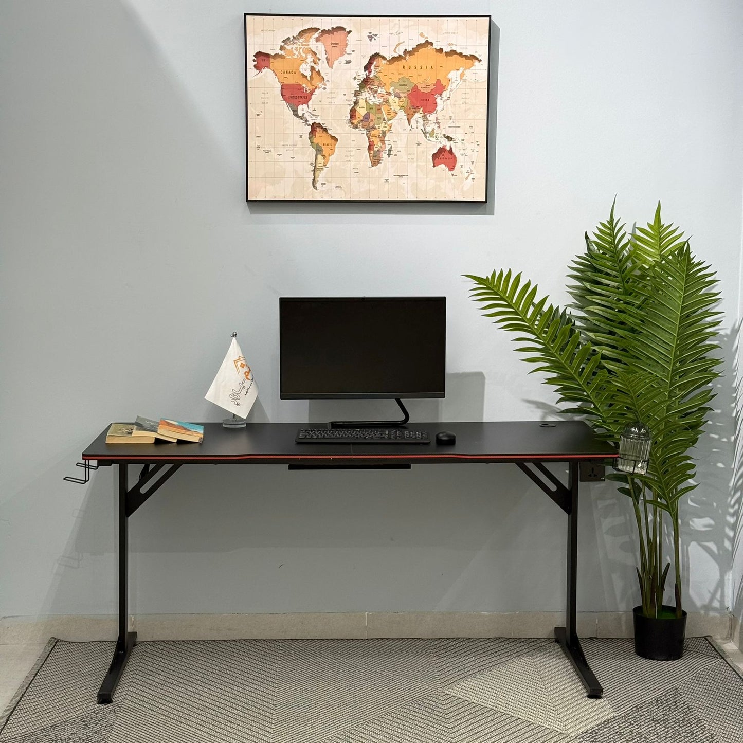 Modern Minimalist Workstation Desk