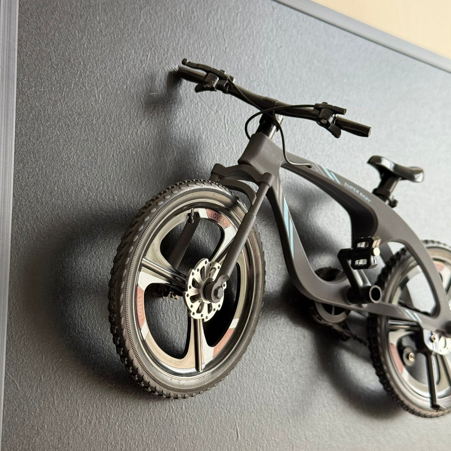 Creative 3D Bicycle Frame Wall Art