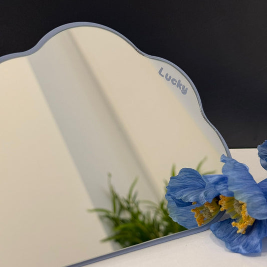 Cloud-Shaped Table Mirror