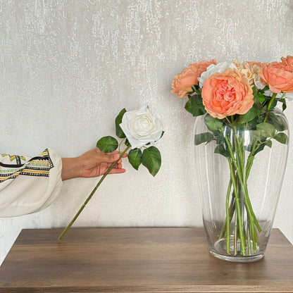 Artificial Rose Flower – Real Touch Decorative Flowers