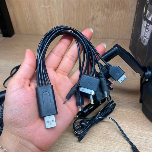 مصباح عمل LED يعمل بالطاقة الشمسية وقابل لإعادة الشحن، مزود ببطارية USB محمولة ورافعة يدوية