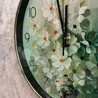 Luxury Floral Wall Clock