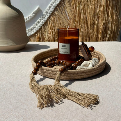 Handcrafted Natural Wood Bead Garland Collection