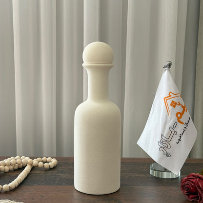 Minimalist Spherical Stopper Ceramic Bottle Vases