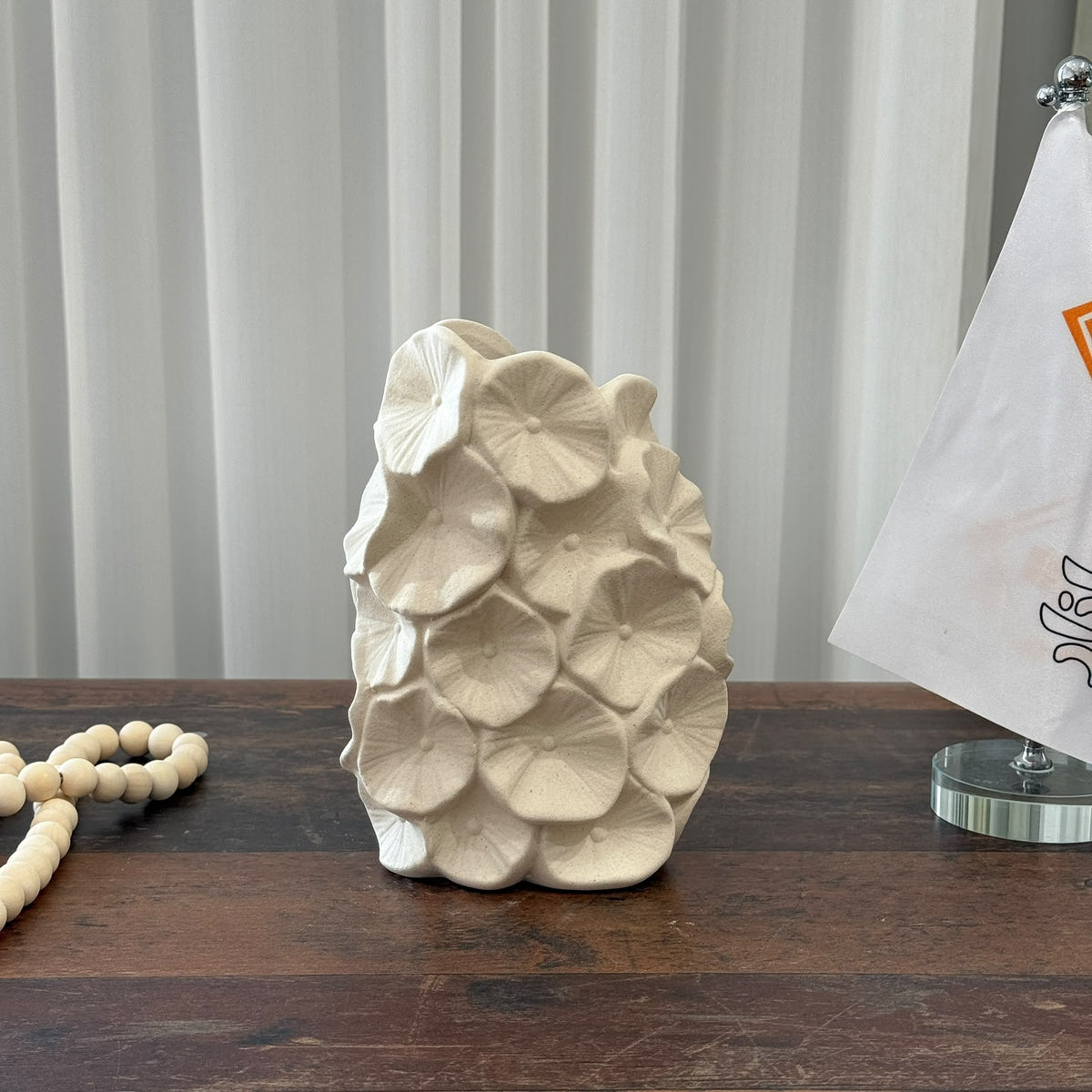 Floral Textured Decorative Vase