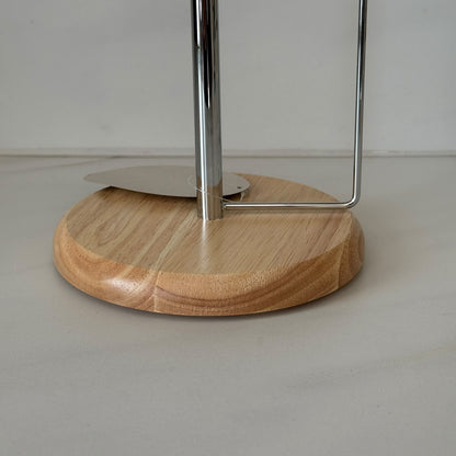 Modern Countertop Table Napkin Holder with Wood Accents