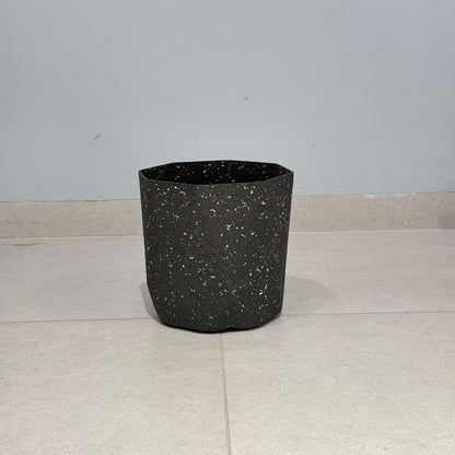 Modern Geometric Terrazzo-Effect Planters