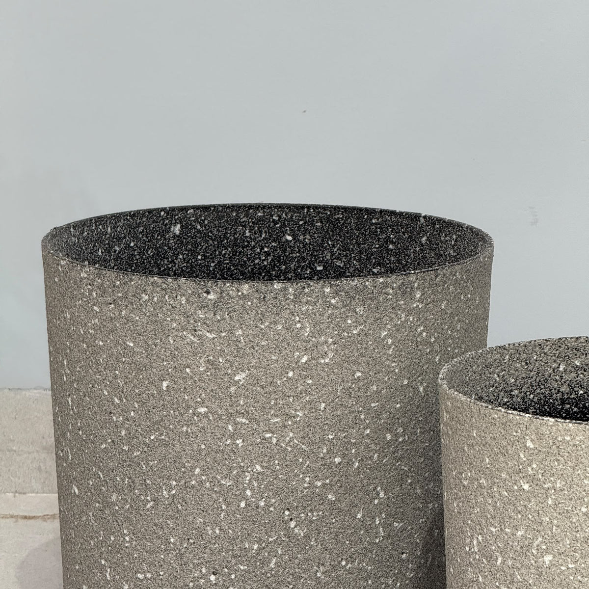 Modern Circle Geometric Terrazzo-Effect Planters