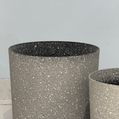 Modern Circle Geometric Terrazzo-Effect Planters