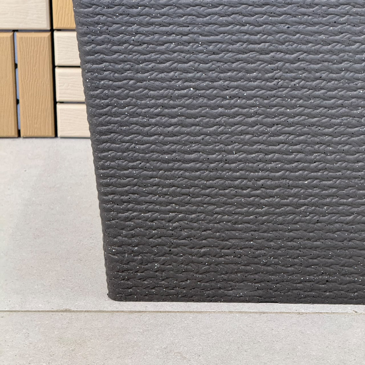 Modern Tapered Woven-Texture Planter Collection