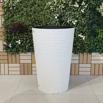Modern Tapered Texture Planter Collection