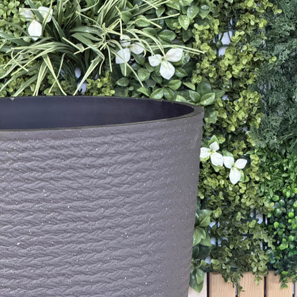 Modern Tapered Texture Planter Collection