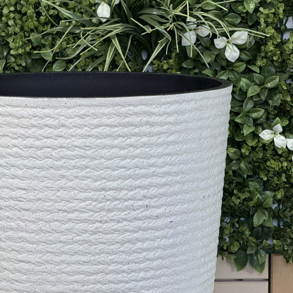 Modern Tapered Texture Planter Collection