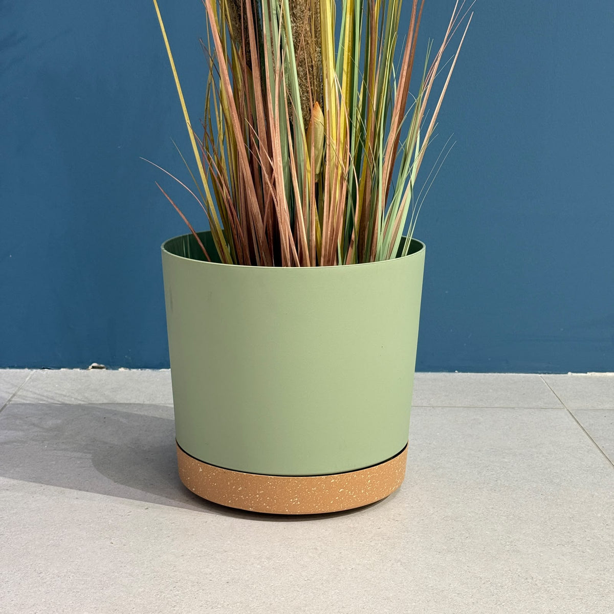 Plastic Plant Pot with Saucer Tray