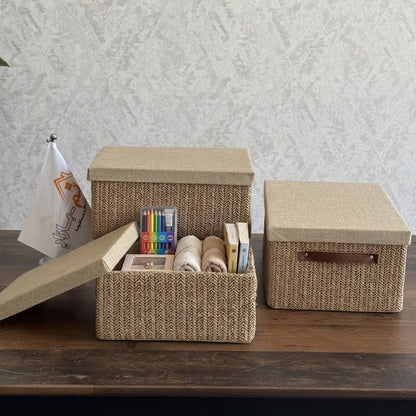 Woven Storage Box Set – 3 PCS