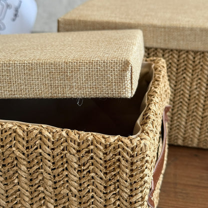 Woven Storage Box Set – 3 PCS