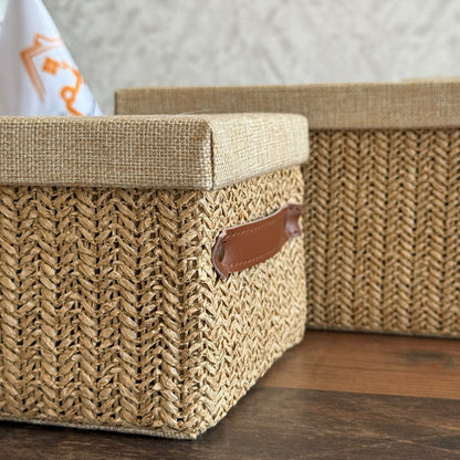 Woven Storage Box Set – 3 PCS
