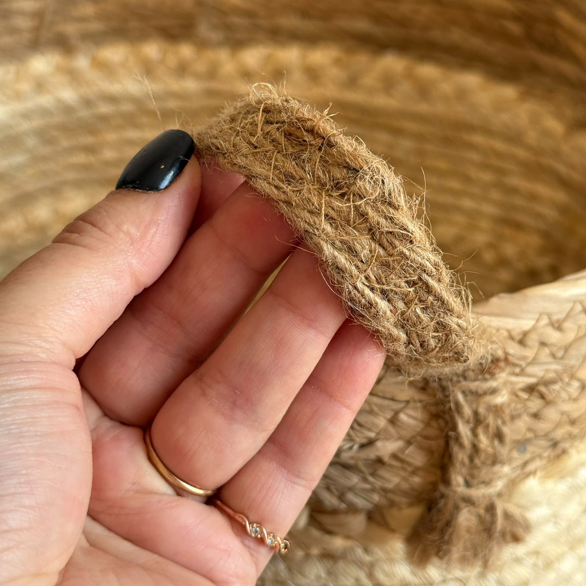 Handwoven Seagrass Storage Baskets Set