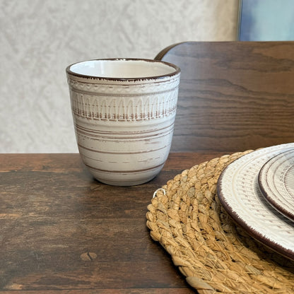 Modern Vintage Ceramic Dinnerware Set - 16 PCS
