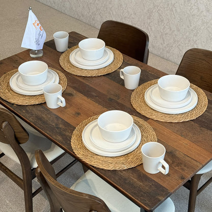 Modern Minimalist Ceramic Dinnerware Set - 16 PCS