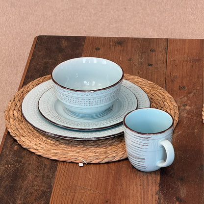 Modern Vintage Ceramic Dinnerware Set - 16 PCS