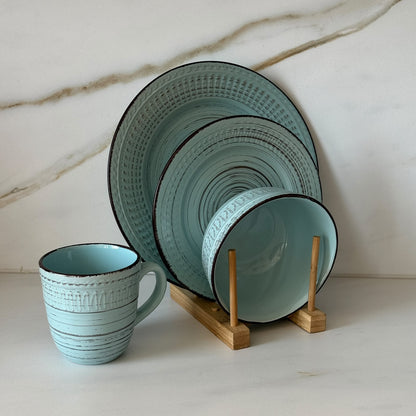 Modern Vintage Ceramic Dinnerware Set - 16 PCS