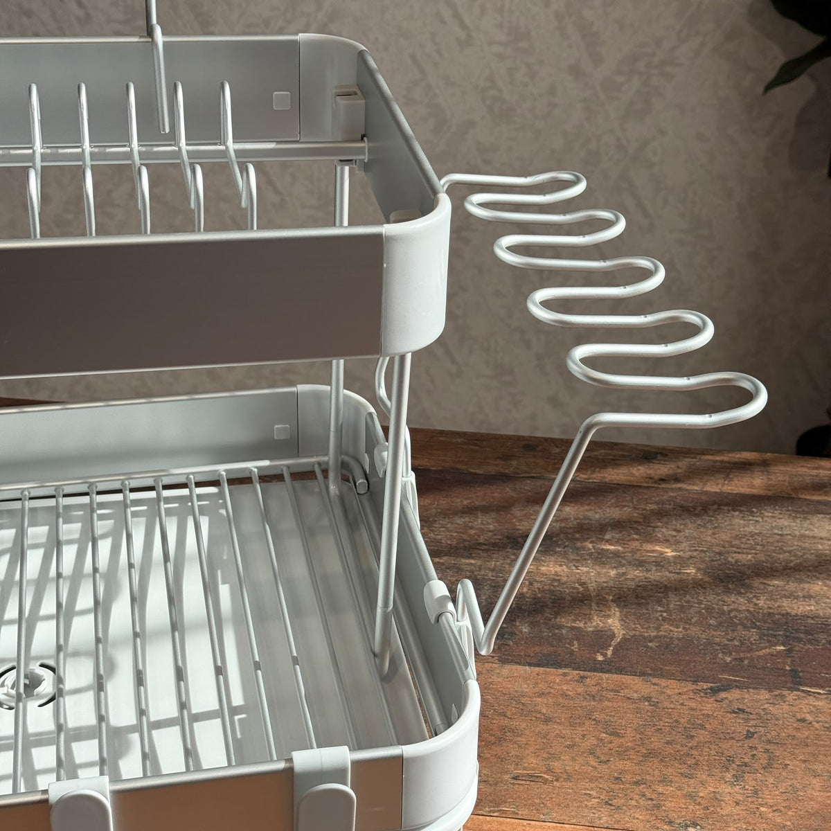 Two-Tier Multifunctional Dish Drying Rack