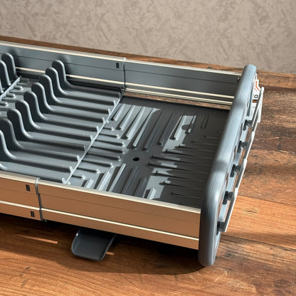 Sliding Extendable Countertop Dish Rack