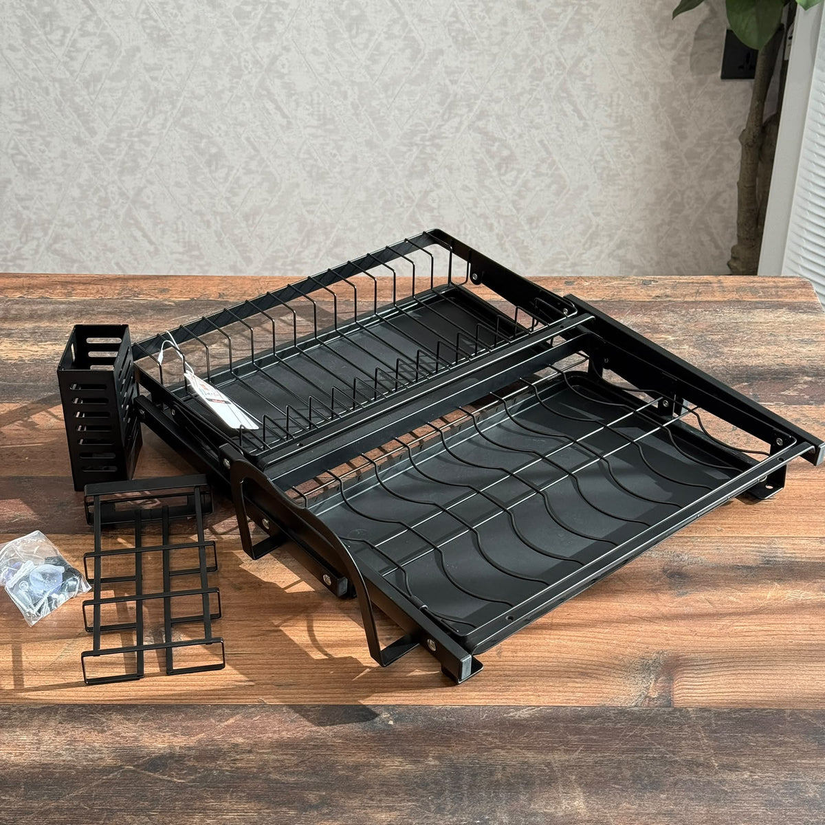 2-Tier Multifunctional Kitchen Dish Drying Rack