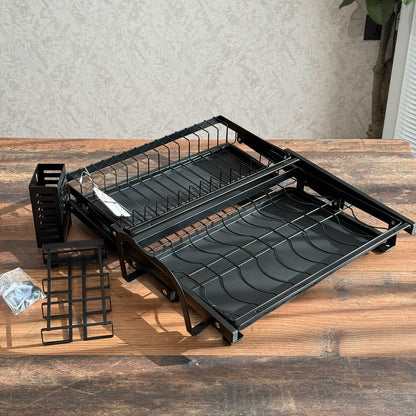 2-Tier Multifunctional Kitchen Dish Drying Rack