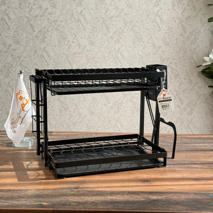 2-Tier Multifunctional Kitchen Dish Drying Rack