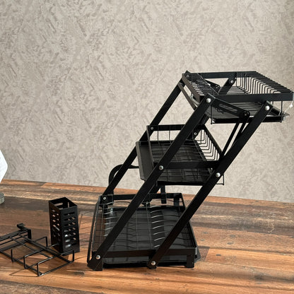 3-Tier Multifunctional Kitchen Dish Drying Rack