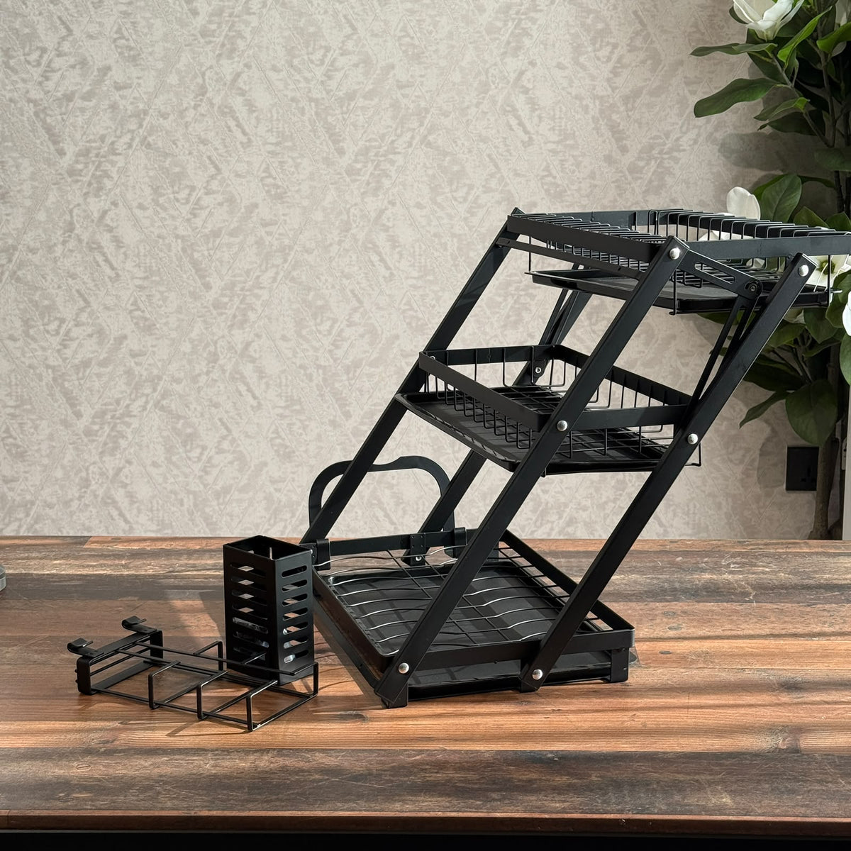 3-Tier Multifunctional Kitchen Dish Drying Rack