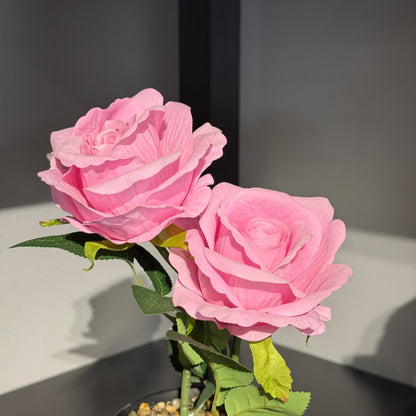 Luxury Potted Artificial Roses