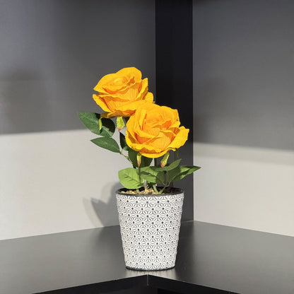 Luxury Potted Artificial Roses