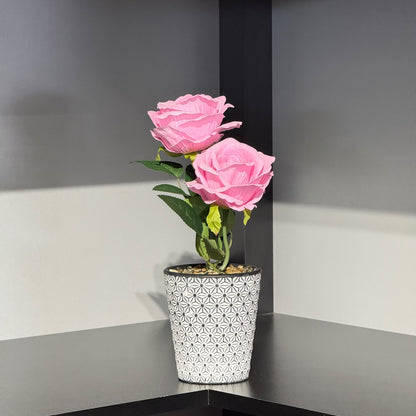 Luxury Potted Artificial Roses