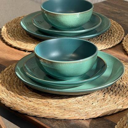 Vintage Ceramic Dinnerware Set - 18 PCS