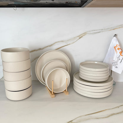 Luxury Modern Ceramic Dinnerware Set - 18 PCS
