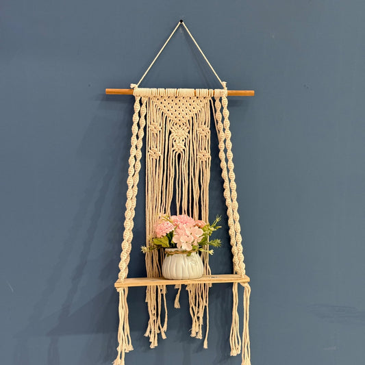 Macrame Wall Hanging Shelf