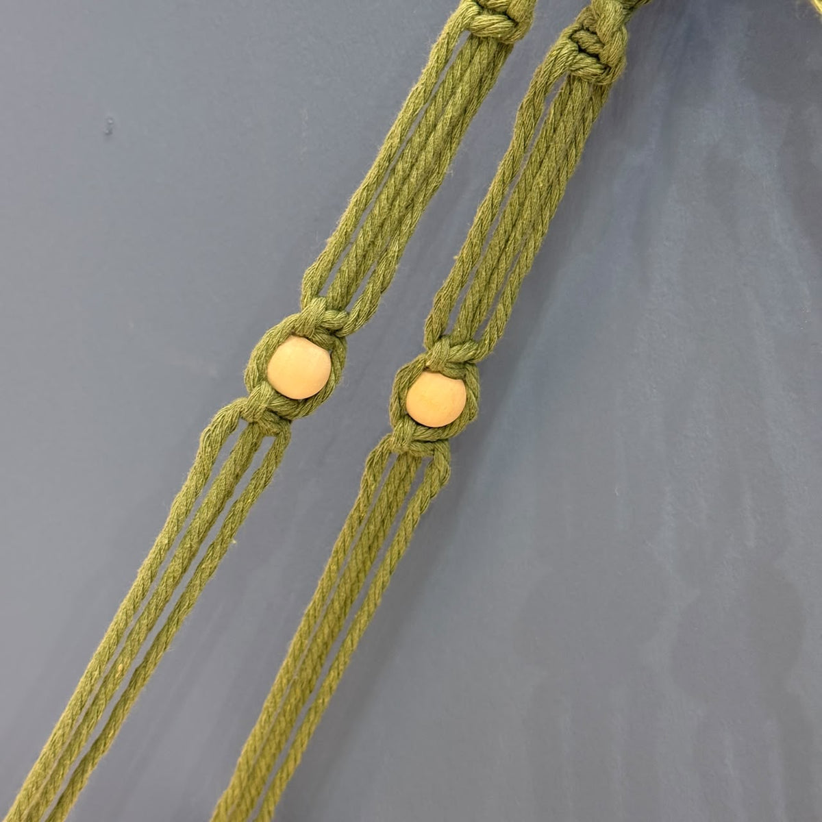 3-Tier Macrame Wall Hanging Shelf