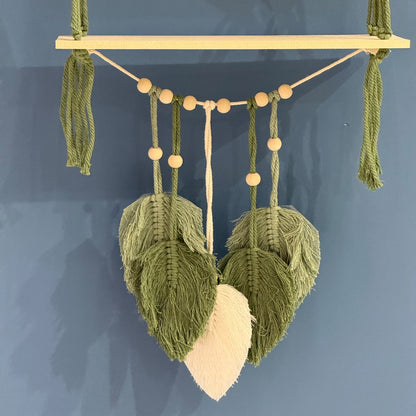 3-Tier Macrame Wall Hanging Shelf