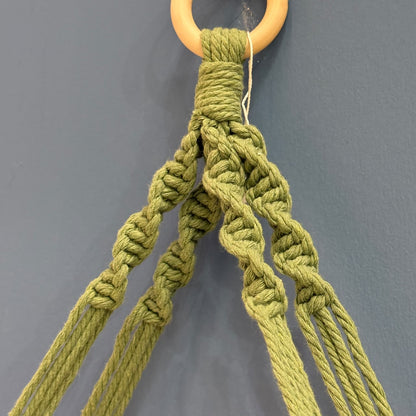 3-Tier Macrame Wall Hanging Shelf