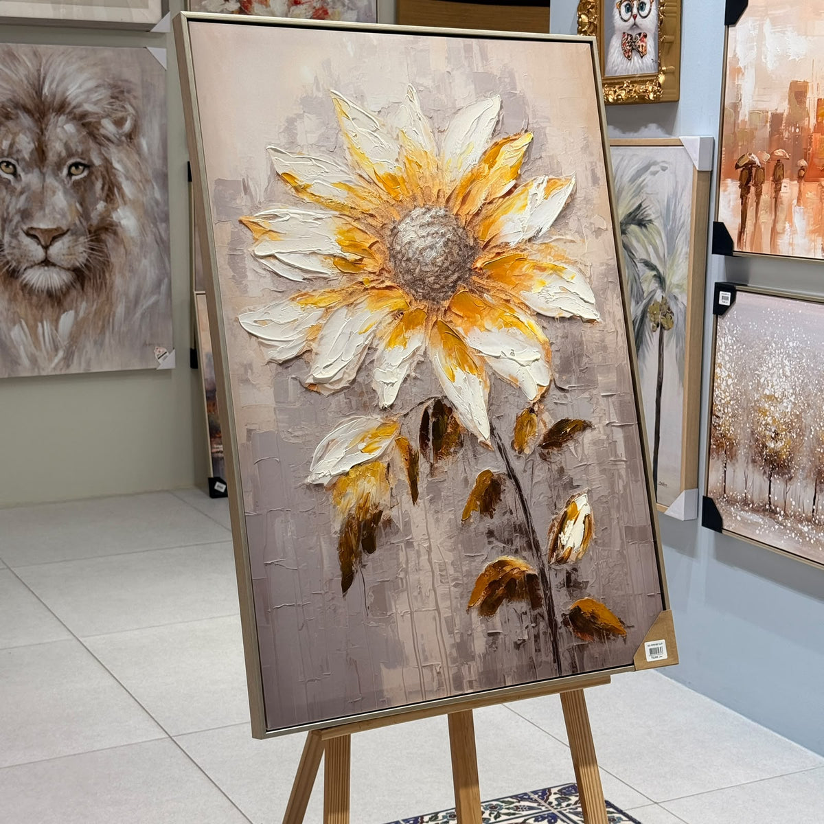 Hand Crafted Heavy Textured Wall Art