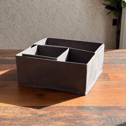 Multipurpose Foldable Fabric Drawer Organizer & Storage Box Set