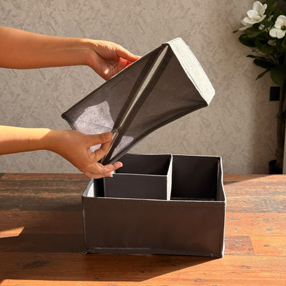 Multipurpose Foldable Fabric Drawer Organizer & Storage Box Set