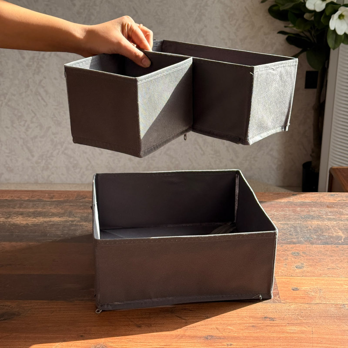 Multipurpose Foldable Fabric Drawer Organizer & Storage Box Set